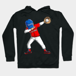 Dabbing Baseball Catcher Pitcher Gifts Hoodie